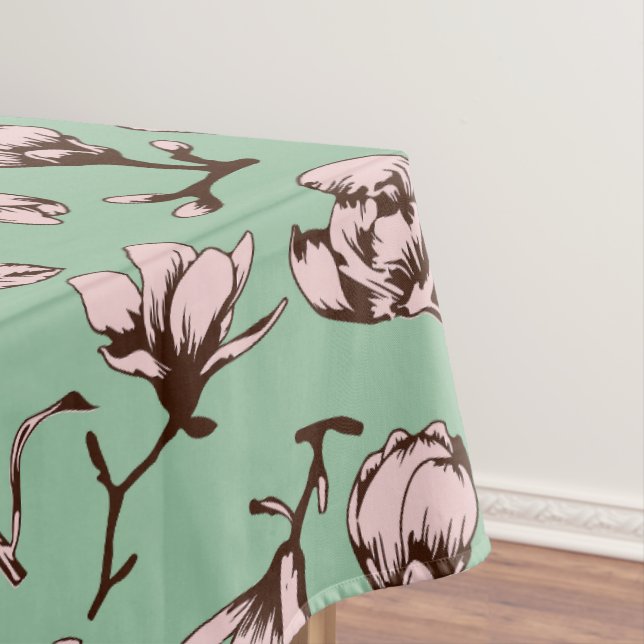 Nappe Motif sans couture avec bourgeons floraux des arbr (In Situ)
