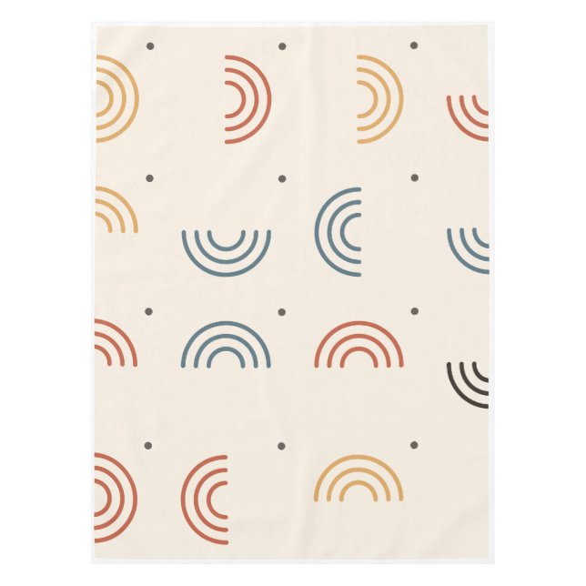 Nappe Motif sans couture d'arche de Boho Rainbow (Devant)