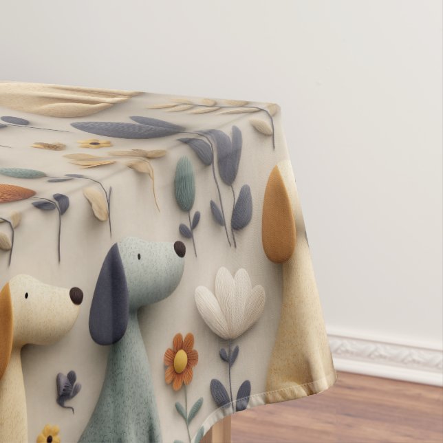 Nappe Motif sans couture de style argile 3D avec des chi (In Situ)