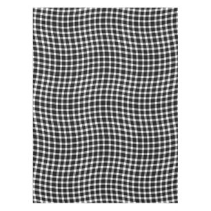 Nappe Motif sans fin à carreaux noir et blanc