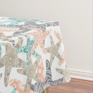 Nappe Motif sans Seamless Starfish
