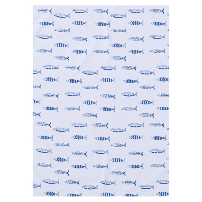 Nappe Motif Sardines (Devant)