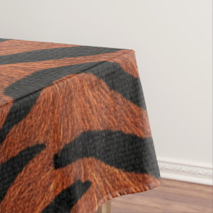 Nappe Motif sauvage rayure de tigre