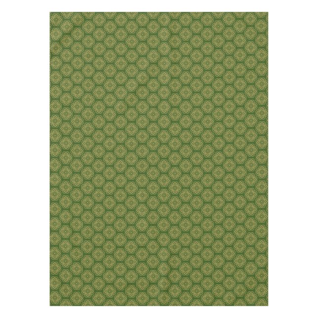 Nappe Motif Shamrock Gold Celtic (Devant)