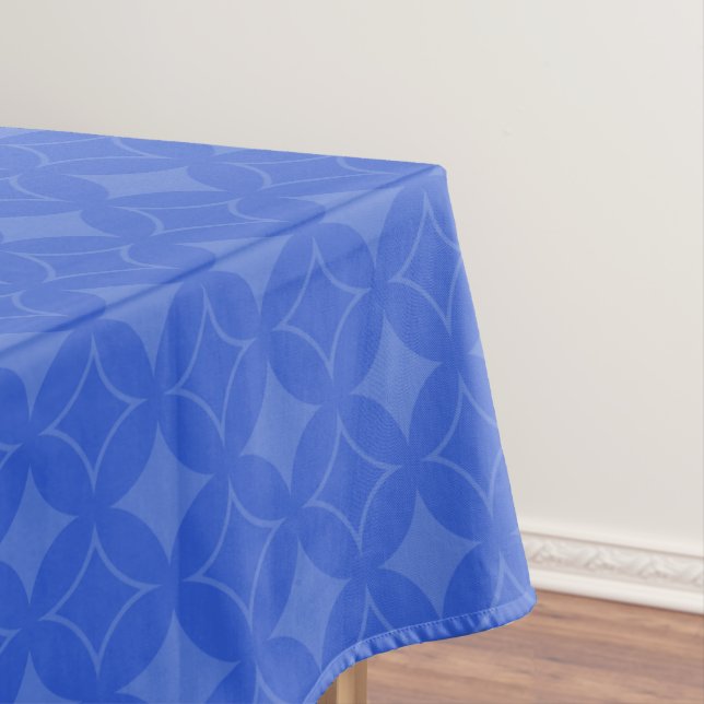Nappe Motif shippo bleu royal (In Situ)