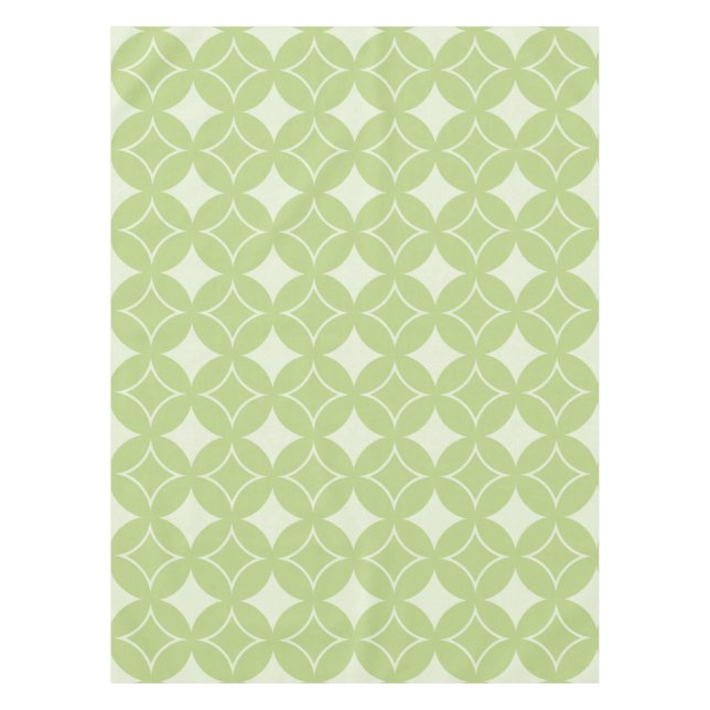 Nappe Motif shippo vert olive (Devant)