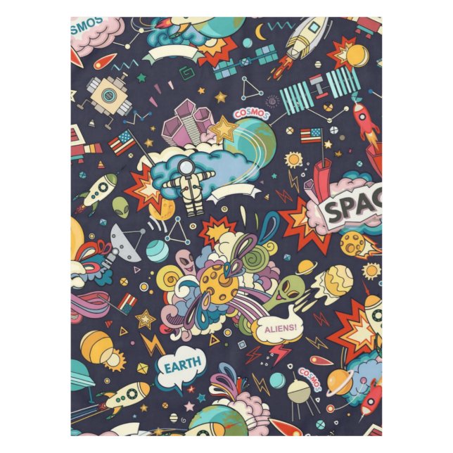 Nappe Motif spatial (Devant)