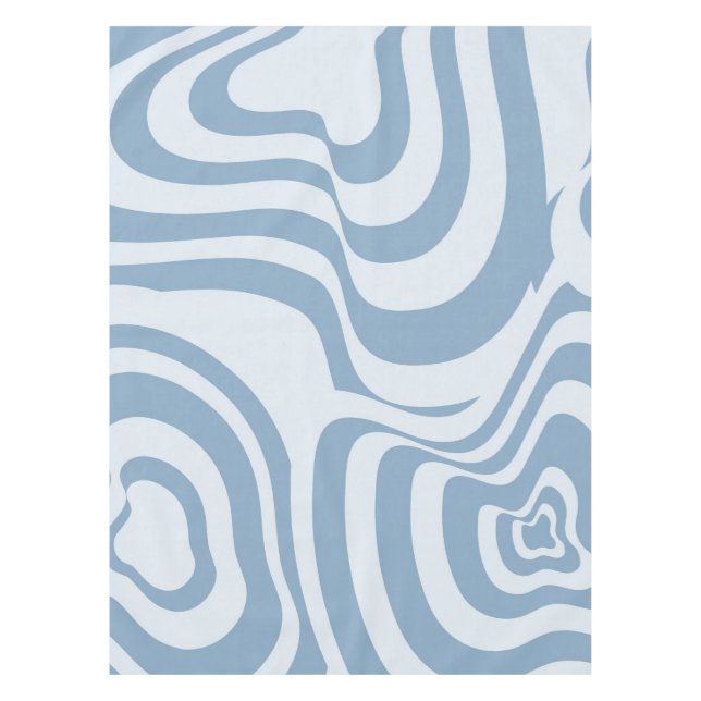 Nappe Motif Super Y2K rétro bleu (Devant)