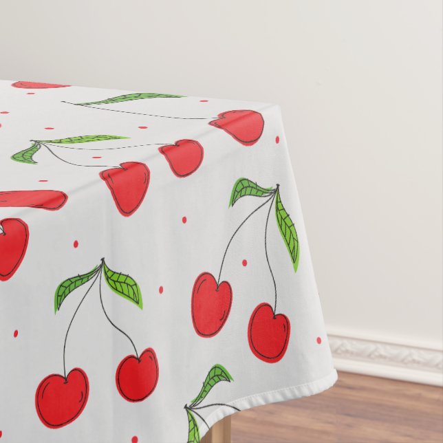 Nappe Motif Sweet Red Cherry (In Situ)