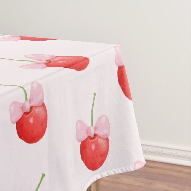 Nappe Motif Sweet Red Cherry (In Situ)