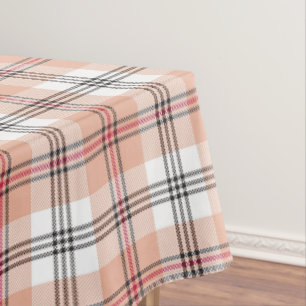 Nappe Motif Tartan beige