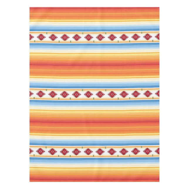Nappe Motif traditionnel de couverture de Serape de (Devant)