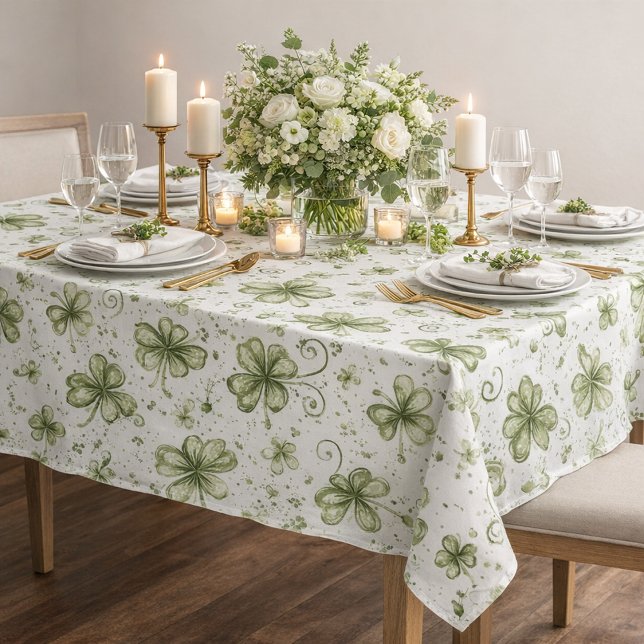 Nappe  Motif Trèfle Vert • St. Patrick’s Day  (Créateur téléchargé)