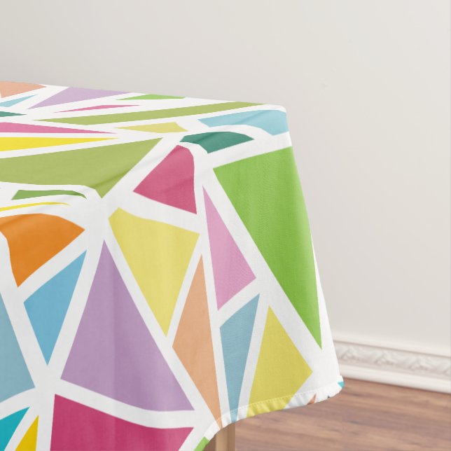 Nappe Motif triangles colorés (In Situ)