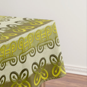 Nappe Motif tribal africain ethnique avec des simbols