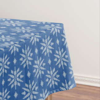 Nappe Motif tricoté neige