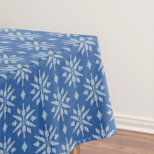 Nappe Motif tricoté neige (In Situ)