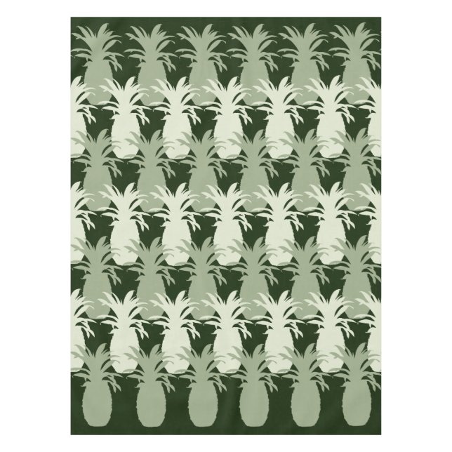 NAPPE MOTIF TROPICAL ANANAS  (Devant)