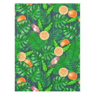 Nappe Motif tropical, colibris