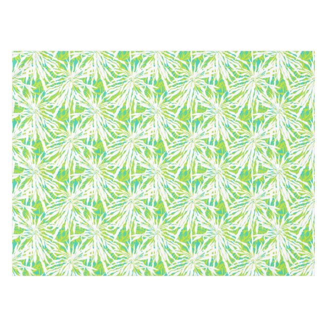 Nappe Motif tropical de palmettes (Devant (Horizontal))