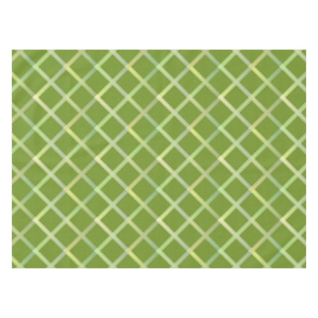 Nappe Motif vert de treillis (Devant (Horizontal))