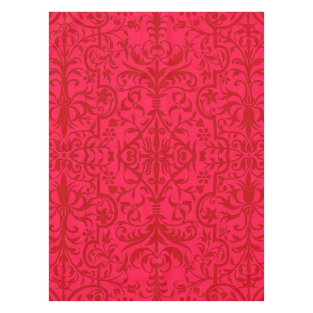 Nappe Motif victorien rouge (Devant)