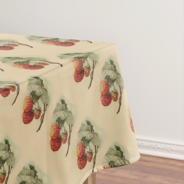 Nappe Motif vintage de fraises (In Situ)
