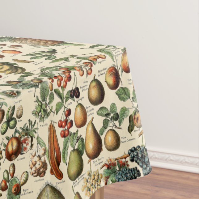 Nappe Motif vintage de fruits par Adolphe Millot (In Situ)