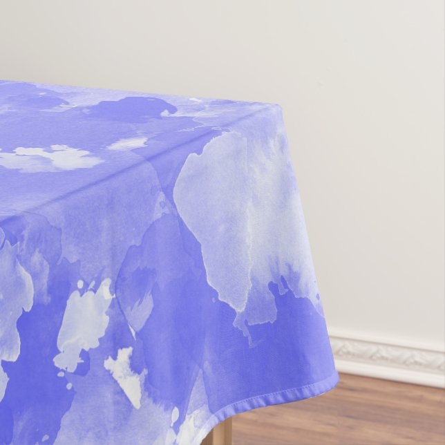 Nappe motif violet de taches d'aquarelle (In Situ)