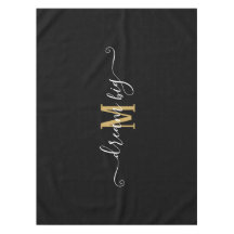 Motivationnel Dire Dream Big Monogram Black Gold