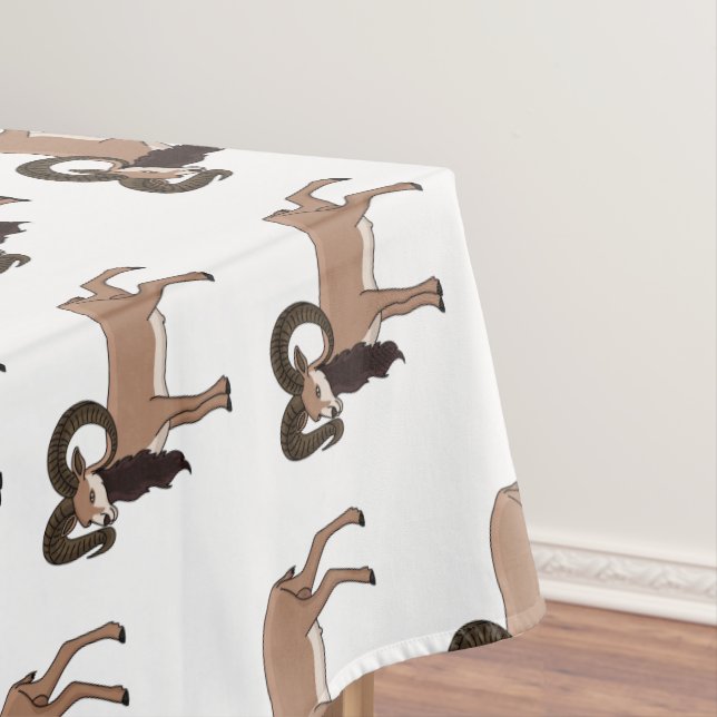 Nappe Mouflon goat illustration  (In Situ)