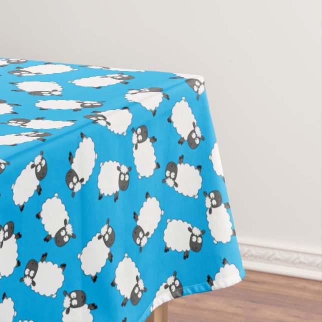 Nappe Mouton Anniversaire Soirée Caricature (In Situ)