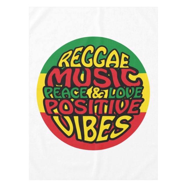 Nappe Musique reggae avec des paroles positives (Devant)