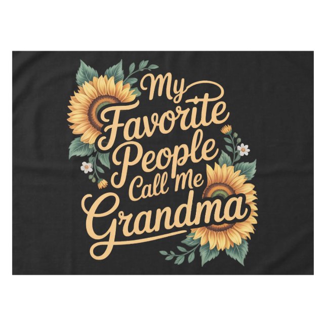Nappe My Favorite People Call Me Grandma Mother's Day (Devant (Horizontal))