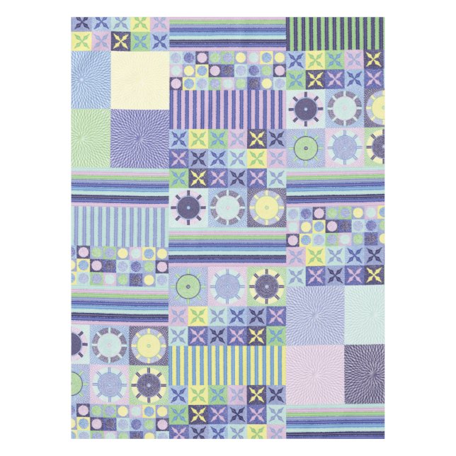 Nappe Nanna's Pretty Faux Knit Crochet Blanket Motif (Devant)