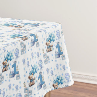 Nappe Nappe, Ourson Bleu Joyeux 1er Anniversaire