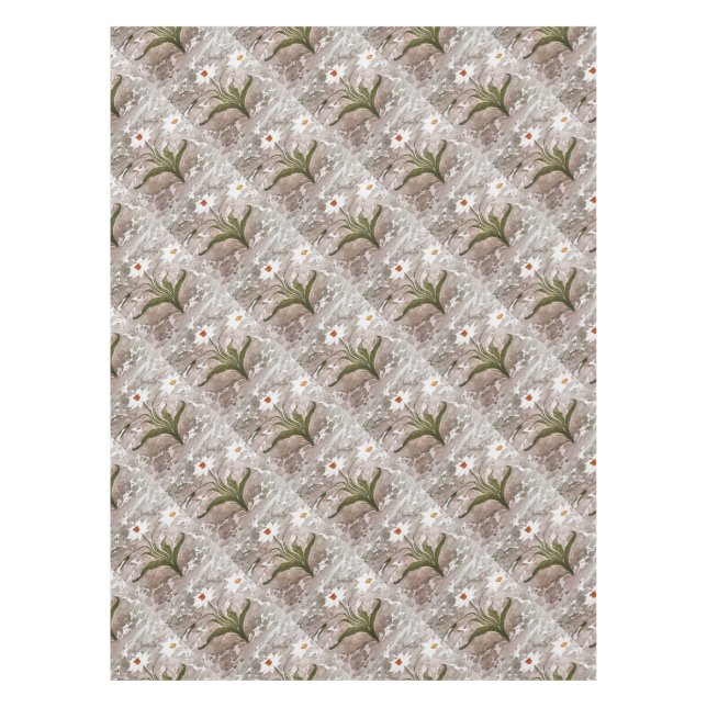 Nappe Narcisse Sur Marbre (Devant)