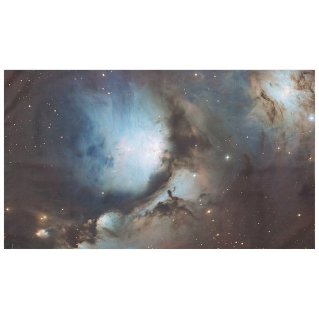 Nappe Nébuleuse Orion Astronomie bleu marron beige ciel  (Devant (Horizontal))