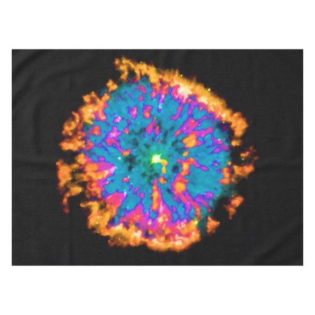 Nappe Nébuleuse planétaire NGC 6751 Pop Art Psychédéliqu (Devant (Horizontal))