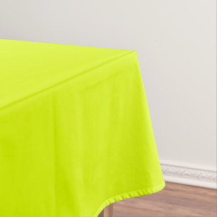 Nappe Neon Chartreuse couleur solide Classique Éléga