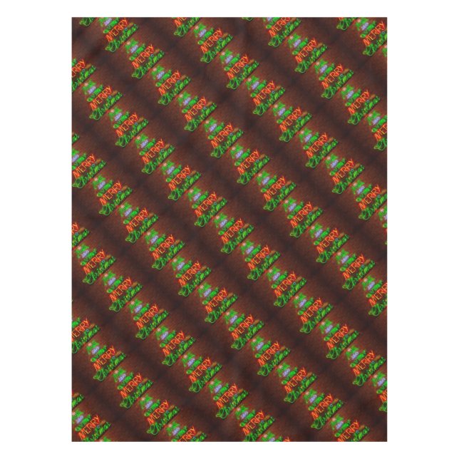 Nappe Neon Joyeux Noël (Devant)