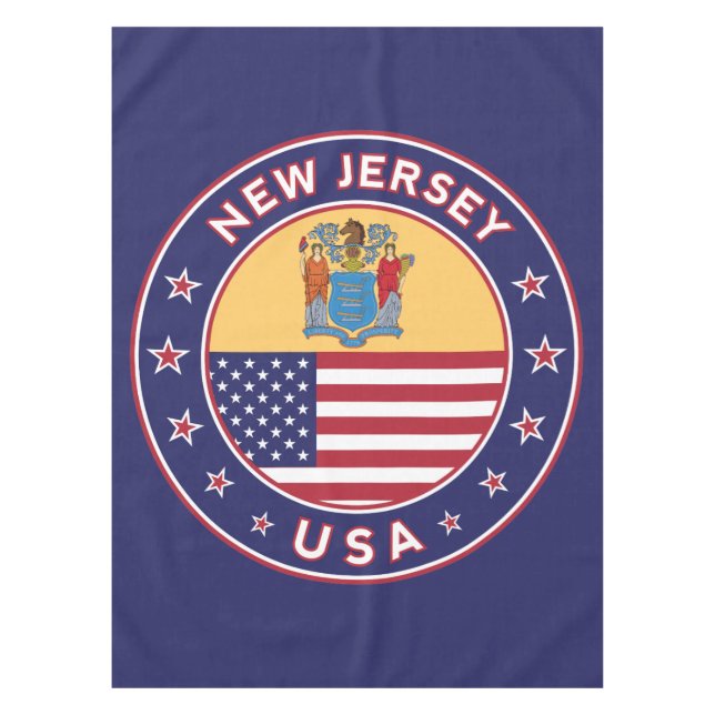 Nappe New Jersey, New Jersey sticker, phone se marie, (Devant)