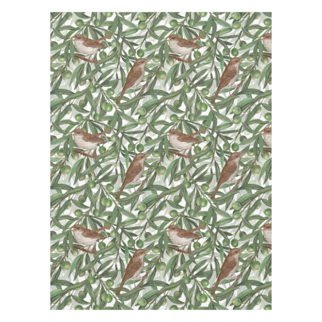 Nappe Nightingales dans l'olivier (Devant)