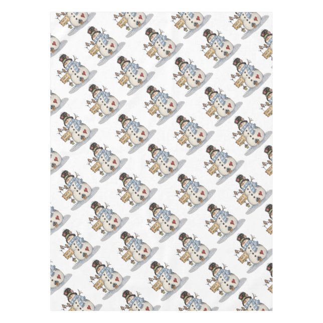 Nappe Noël des motoneiges (Devant)