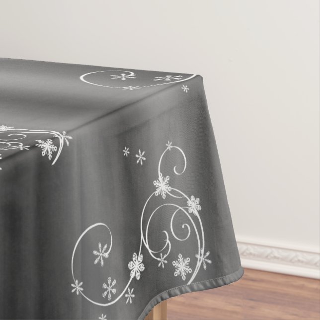 Nappe Noël Gris et Blanches (In Situ)