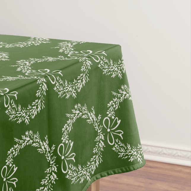 Nappe Noël Moderne Vert Fantaisiste (In Situ)