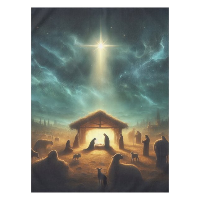 Nappe Noël/Nativité/Jésus (Devant)