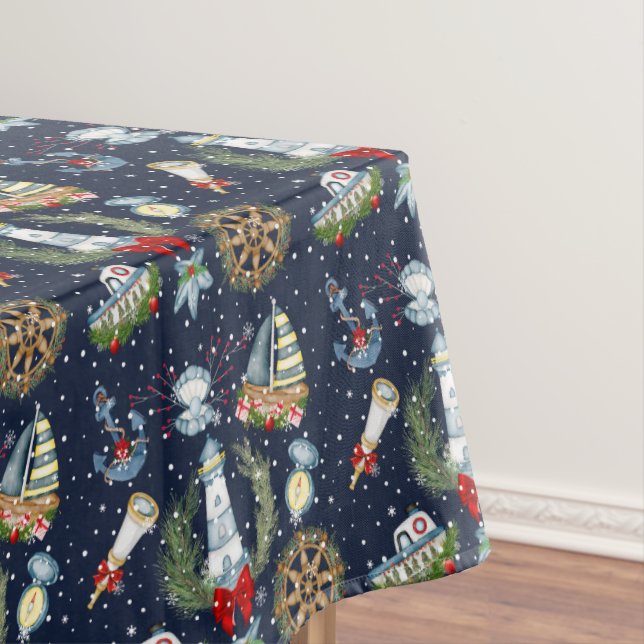 Nappe Noël nautique (In Situ)