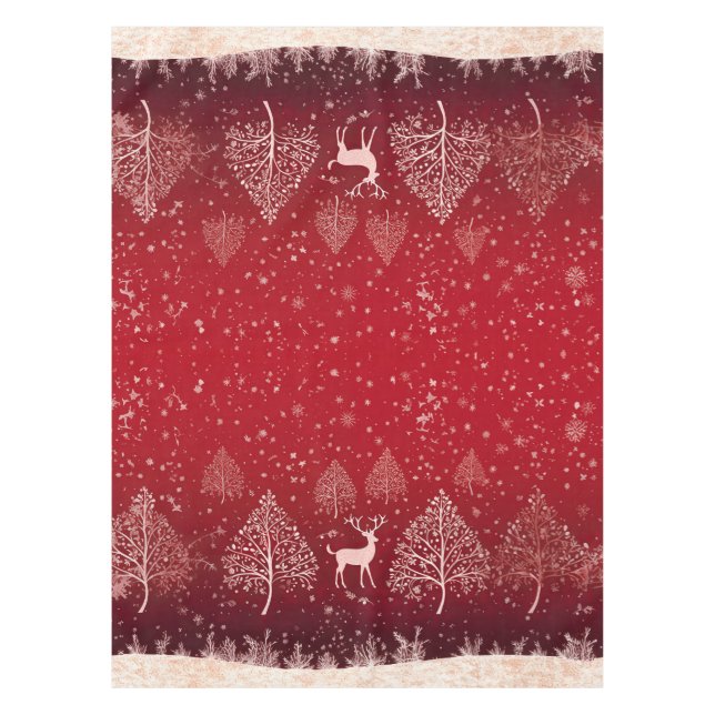 Nappe Noël Red Reindeer (Devant)