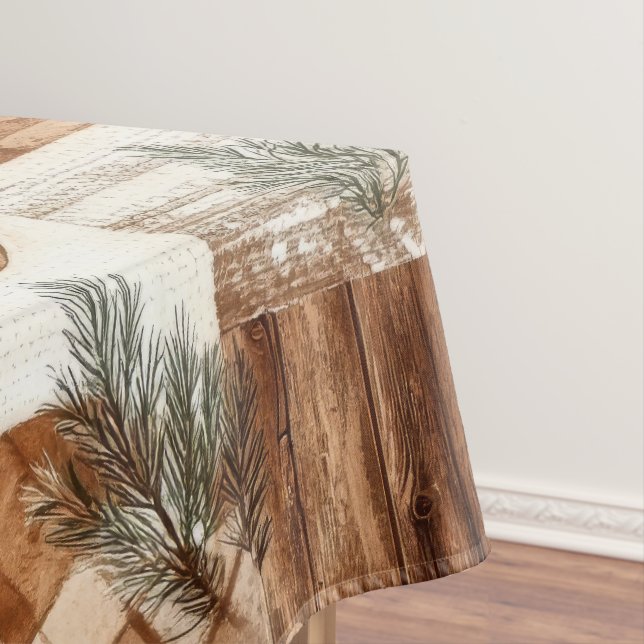 Nappe Noël rustique (In Situ)